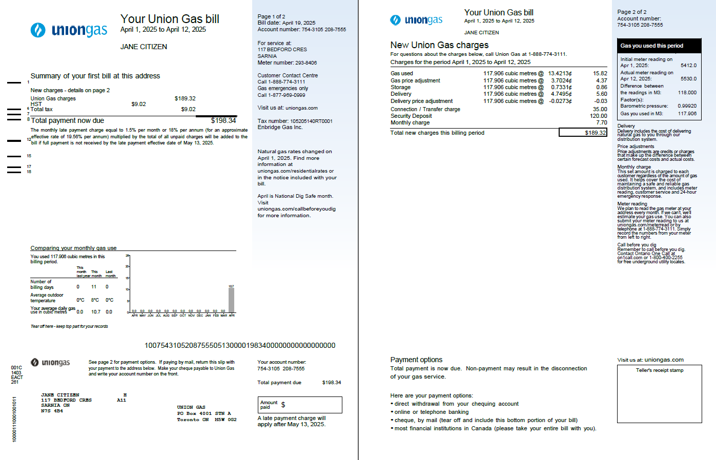  Minol USA business utility bill 